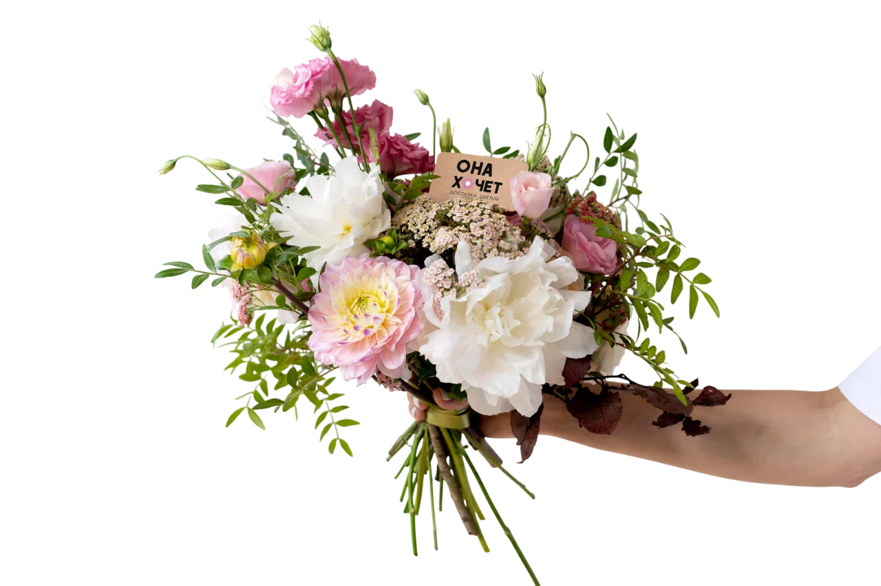 Баннер цветочного бутика «Она Хочет» в Рубежном